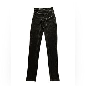 Spanx Black Velvet Leggings